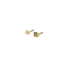 Load image into Gallery viewer, 10K Solid Gold Earrings | Triangle Square Shape Earrings | Mix and Match Earrings - A.pair Earrings_contemporary jewelry