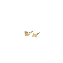 Load image into Gallery viewer, 10K Solid Gold Earrings | Square Diamond Shape Earrings | Mix and Match Earrings - A.pair Earrings_contemporary jewelry