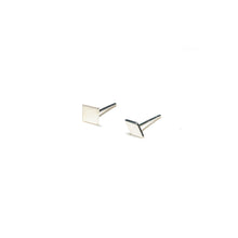 Load image into Gallery viewer, Sterling Silver Earrings | Square Diamond Shape Earrings | Mismatched Studs *Amazon - A.pair Earrings_contemporary jewelry