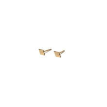 Load image into Gallery viewer, 10K Solid Gold Tiny Earrings | Diamond Studs | Shape Earrings | Small Diamond Studs - A.pair Earrings_contemporary jewelry