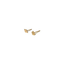 Load image into Gallery viewer, 10K Solid Gold Earrings | Diamond Pentagon Shape Earrings | Mix and Match Earrings - A.pair Earrings_contemporary jewelry