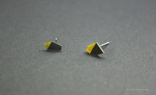 Load image into Gallery viewer, 3D Earrings_ gold, black - A.pair Earrings_contemporary jewelry