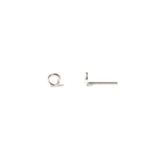Load image into Gallery viewer, Sterling Silver Earrings | Circle Line Studs *Amazon - A.pair Earrings_contemporary jewelry